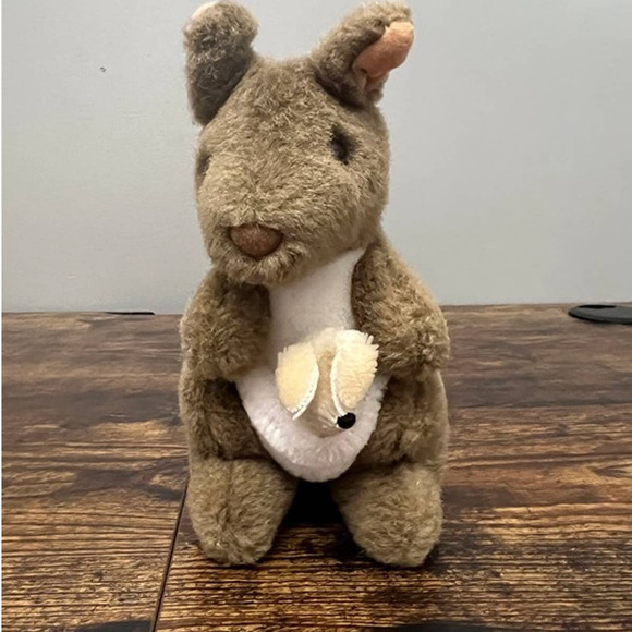 Boomerang Toys | Toys | Boomerang Toys Aussie Brown Kangaroo With Joey ...